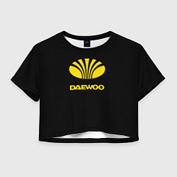 Женский топ Daewoo logo yellow