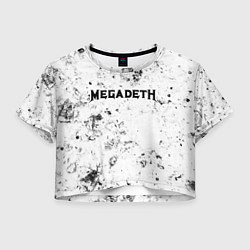 Женский топ Megadeth dirty ice