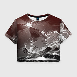 Женский топ Клыкастая акула