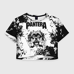 Женский топ Pantera - рок пес
