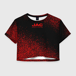 Женский топ Jac motors чёрно-красный