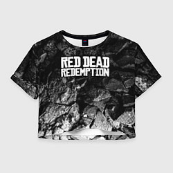Женский топ Red Dead Redemption black graphite