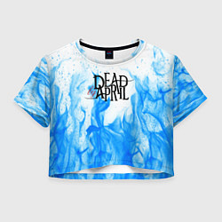 Женский топ Dead by april fire blue
