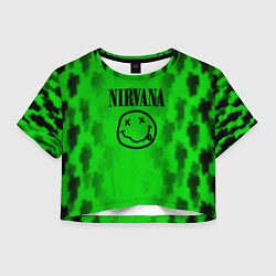 Женский топ Nirvana x Billie