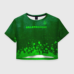 Женский топ Galatasaray - green gradient посередине