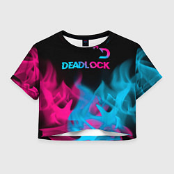 Женский топ Deadlock - neon gradient посередине
