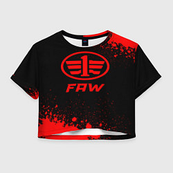 Женский топ FAW - red gradient