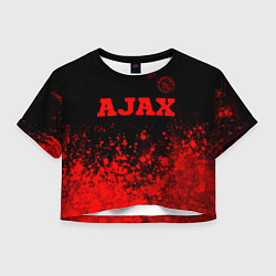 Женский топ Ajax - red gradient посередине