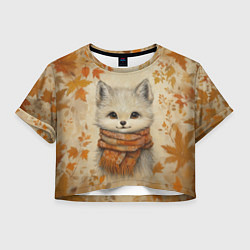 Женский топ Волчонок в шарфе