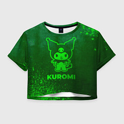 Женский топ Kuromi - green gradient