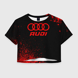 Женский топ Audi - red gradient