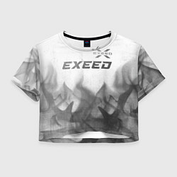 Женский топ Exeed - white gradient посередине