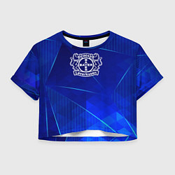 Женский топ Bayer 04 blue poly