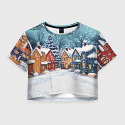 Женский топ Пустой зимний дворик