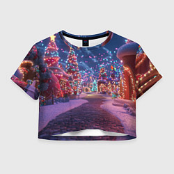 Женский топ Дорога в новый год