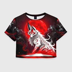 Женский топ Японская белая лиса