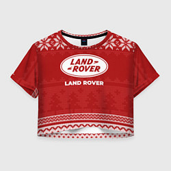 Женский топ Новогодний Land Rover