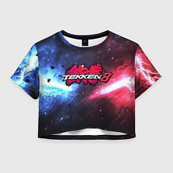Футболка 3D укороченная женская Сопротивление в Tekken 8, цвет: 3D-принт