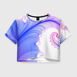 Женский топ Узоры неон фрактал