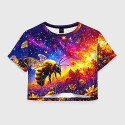 Женский топ Пчелка в космосе