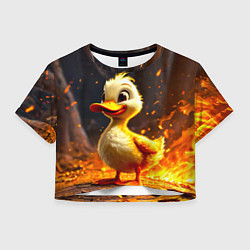 Женский топ Утенок в огне