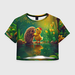 Женский топ Цыпленок с ежиком