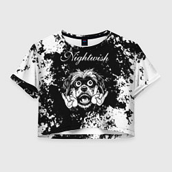 Женский топ Nightwish рок пес