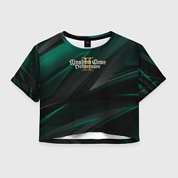 Женский топ Kingdom Come Deliverance 2 green black