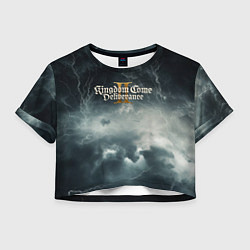 Женский топ Kingdom Come Deliverance 2 мрачный фон