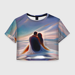 Женский топ Влюбленные на рассвете