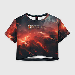 Женский топ Stronghold сrusader молния крестоносца