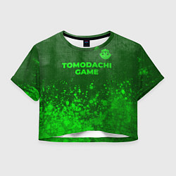 Женский топ Tomodachi Game - green gradient посередине