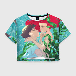 Женский топ Парень и русалочка