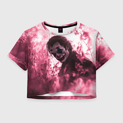 Женский топ Джокер в розовом дыму