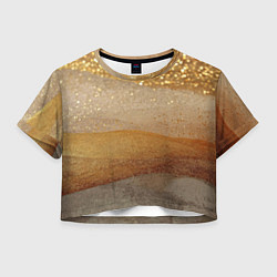 Женский топ Бежевые блестяшки текстура