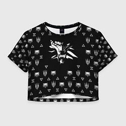 Женский топ Ведьмак логотипы