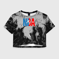 Женский топ NASA неоновый огонь