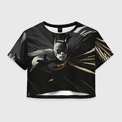 Женский топ Бэтмен черный плащ
