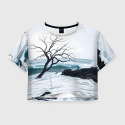 Женский топ Дерево в море