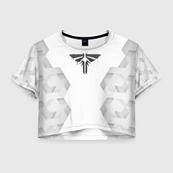 Футболка 3D укороченная женская The Last Of Us white poly, цвет: 3D-принт