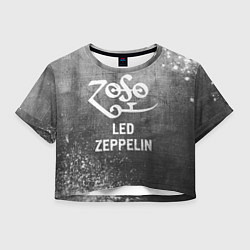Женский топ Led Zeppelin - grey gradient