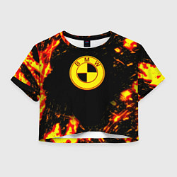 Женский топ BMW огненные краски