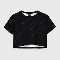 Женский топ Color blue black