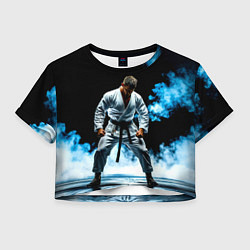 Женский топ Боец джиу-джитсу в дыму