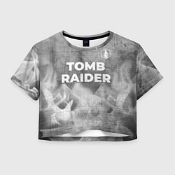 Женский топ Tomb Raider - grey gradient посередине