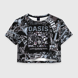 Женский топ Oasis на фоне гитар