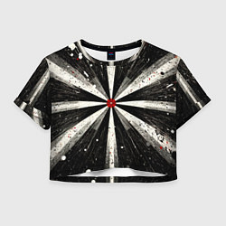 Женский топ Черная мишень