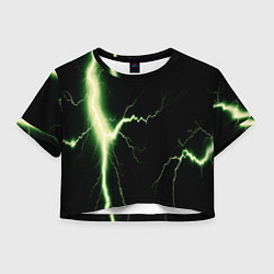 Женский топ Lightning yellow текстура
