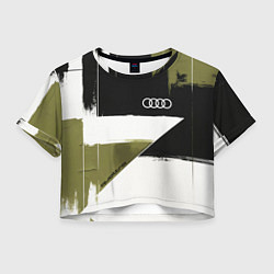 Женский топ Ауди логотип