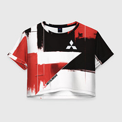 Женский топ Митсубиси логотип